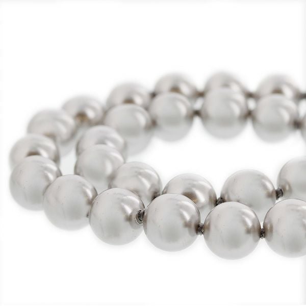 シェルパール8mm玉×120cmロングネックレス/1151424【素敵なあの人 掲載