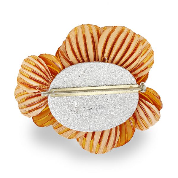 WEB限定】フランス製花びらモチーフブローチ/5180053詳細情報