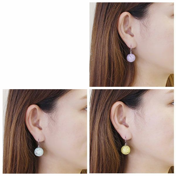 ZSiSKA】≪TERRA≫レジンボールフックピアス/3150237**詳細情報