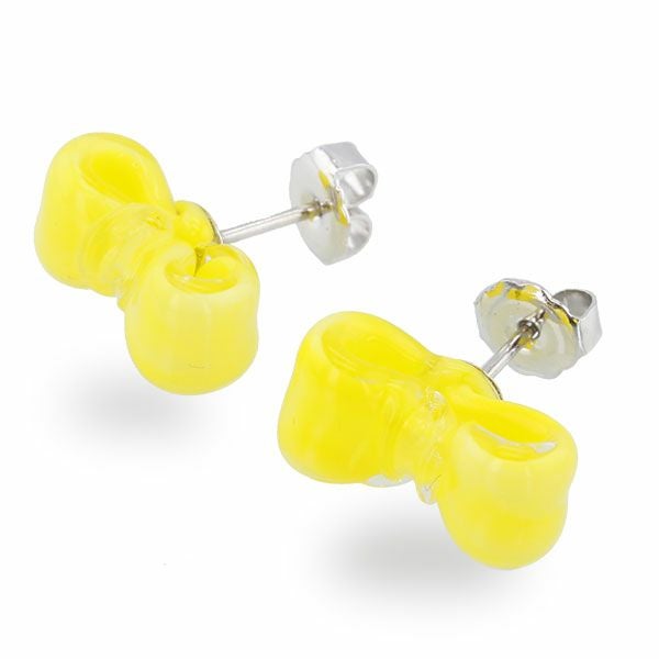 ベネチアンガラスリボンピアス/3150288*詳細情報｜アクセサリー