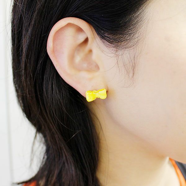 ベネチアンガラスリボンピアス/3150288*詳細情報｜アクセサリー