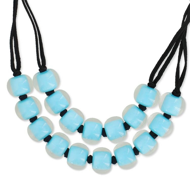 ZSiSKA】≪COLOURFUL BEADS≫2連レジンネックレス/1190098詳細情報