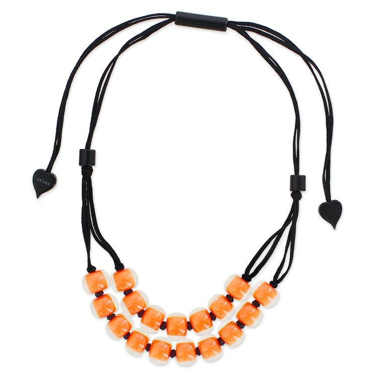 ZSiSKA】≪COLOURFUL BEADS≫2連レジンネックレス/1190098詳細情報
