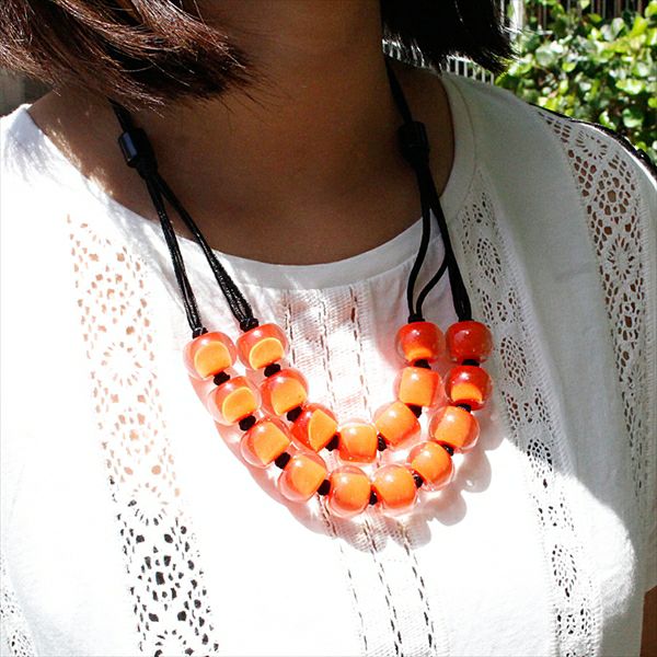 ZSiSKA】≪COLOURFUL BEADS≫2連レジンネックレス/1190098詳細情報