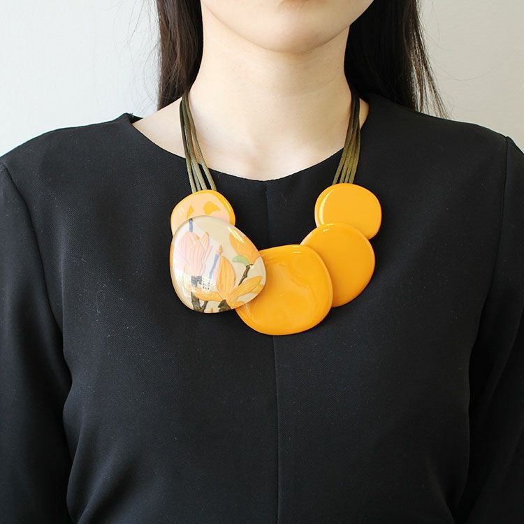 ZSiSKA】≪MAGNOLIA≫マグネットクラスプレジンネックレス/1020083