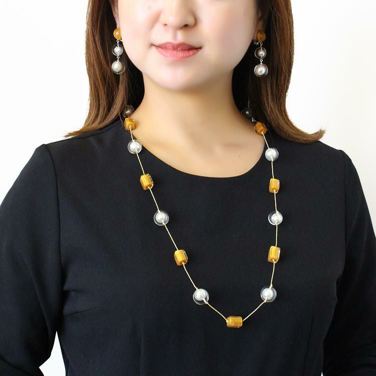 ZSiSKA】≪FLOATING PEARLS≫レジンネックレス/1231138-詳細情報