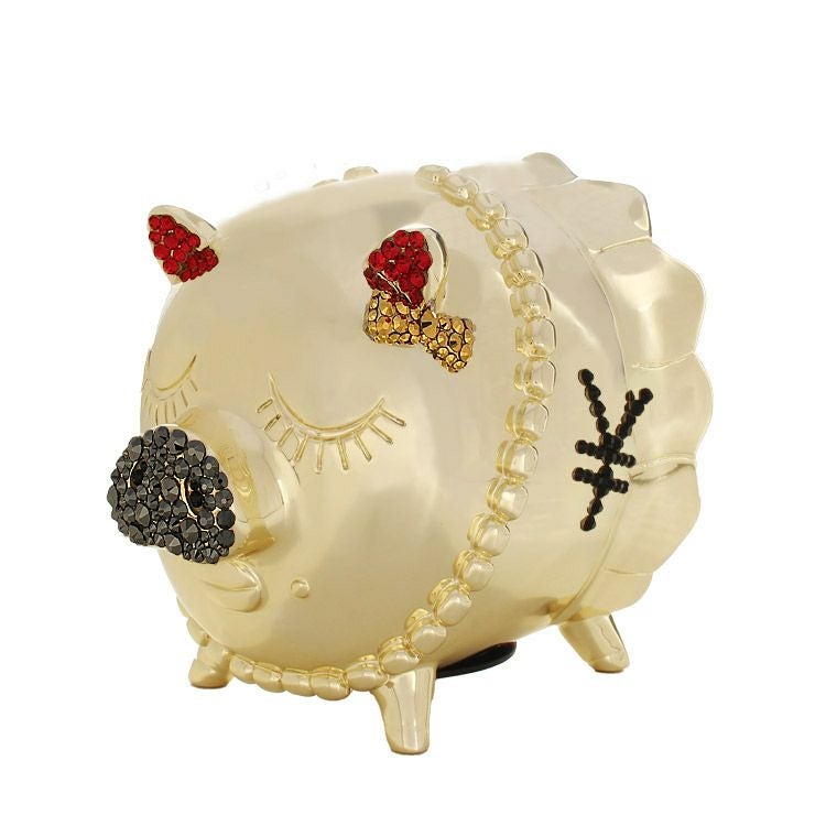 Hidden Treasures 豚型アクセサリーケース ブタちゃんのドル貯金箱/2224001-詳細情報｜アクセサリー・腕時計