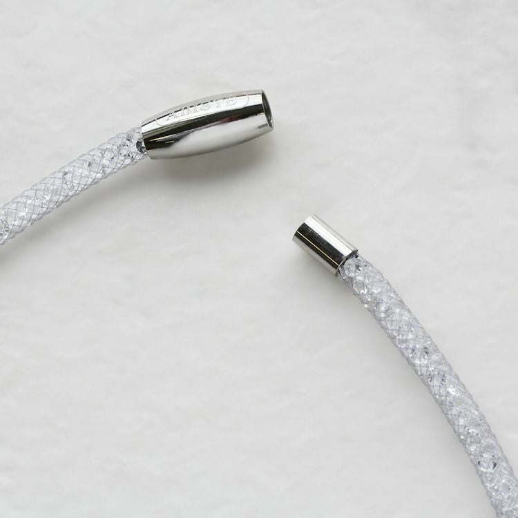 FLEUR DE NEIGE demi-parure】2wayブローチネックレス＆イヤリング