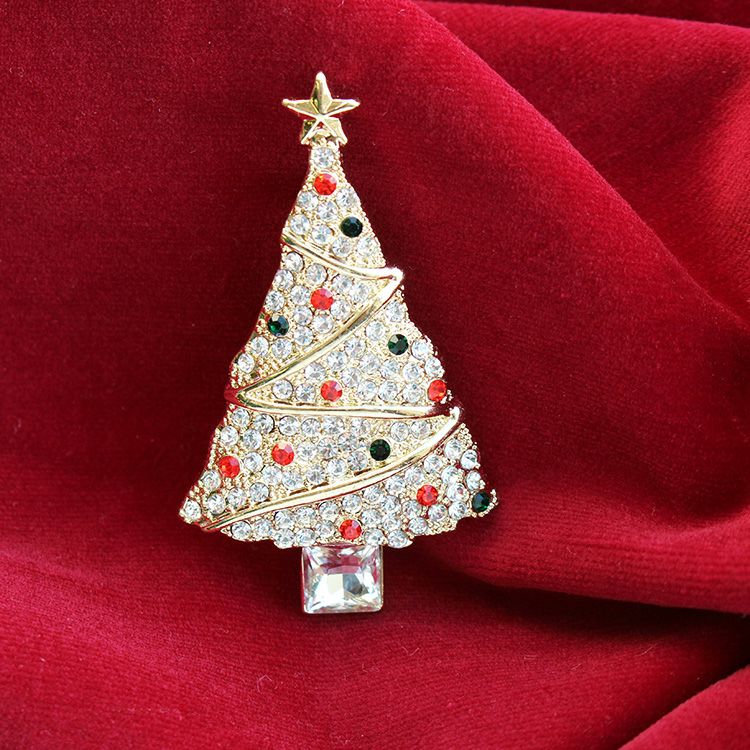 クリスマスツリーモチーフブローチ詳細情報｜アクセサリー・腕時計