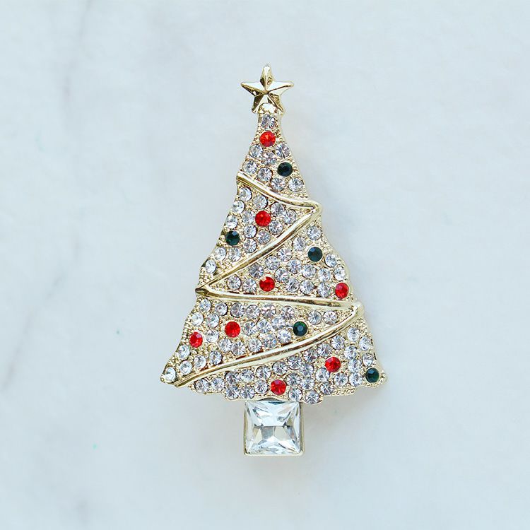 クリスマスツリーモチーフブローチ詳細情報｜アクセサリー・腕時計