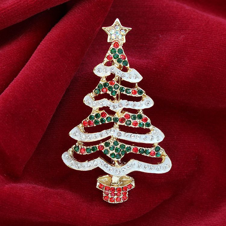 クリスマスツリーモチーフブローチ詳細情報｜アクセサリー・腕時計