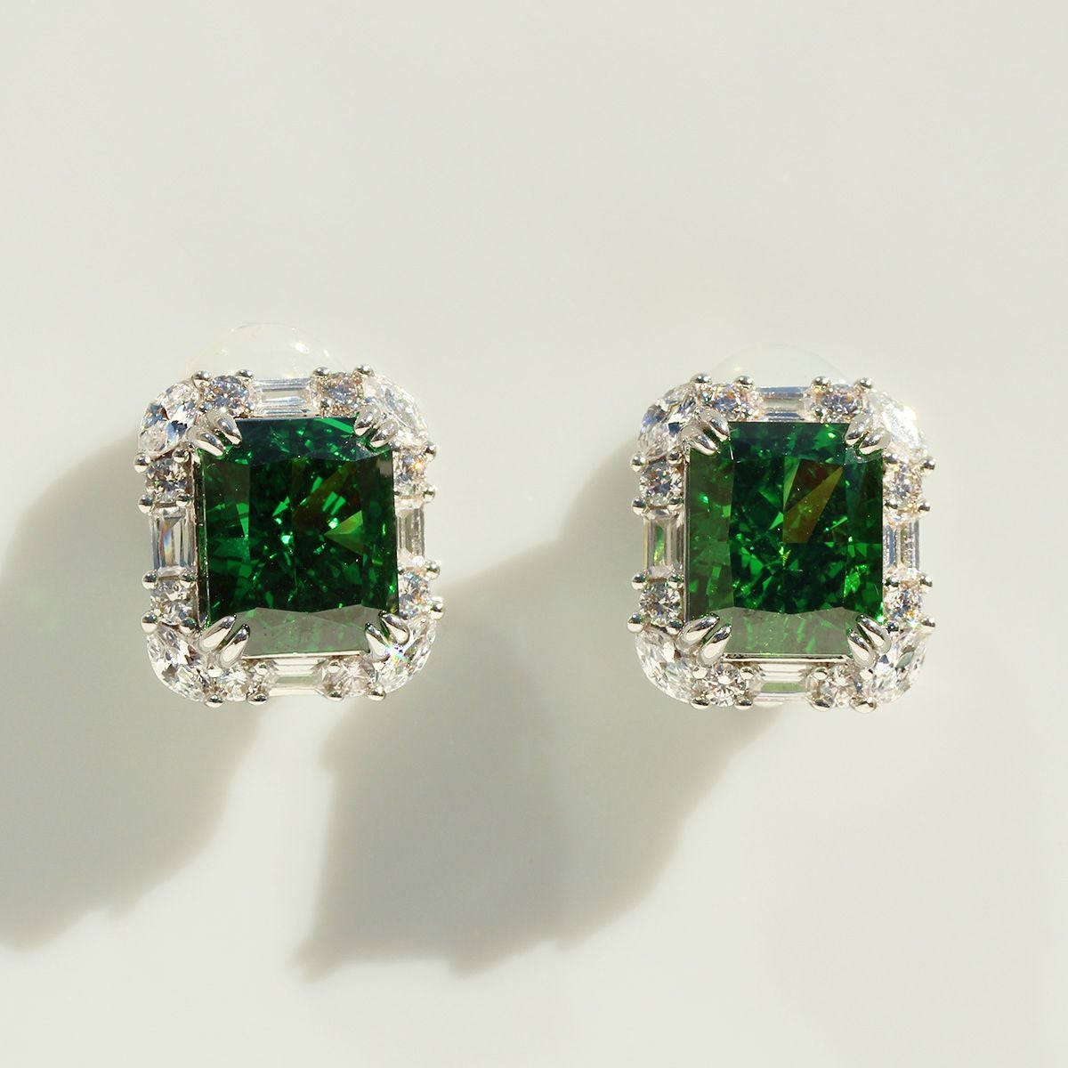 キュービックジルコニアクラシックネックレス・イヤリングセット詳細