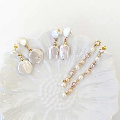 ZSiSKA】≪FLOATING PEARLS≫レジンショートネックレス詳細情報 