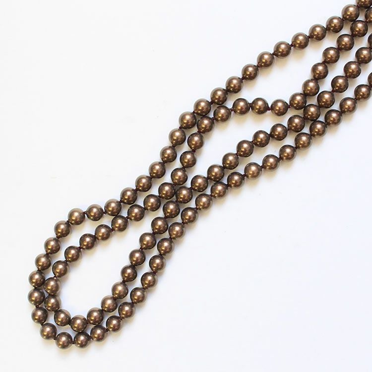 マジョルカパール8mm玉×120cmロングネックレス詳細情報｜アクセサリー