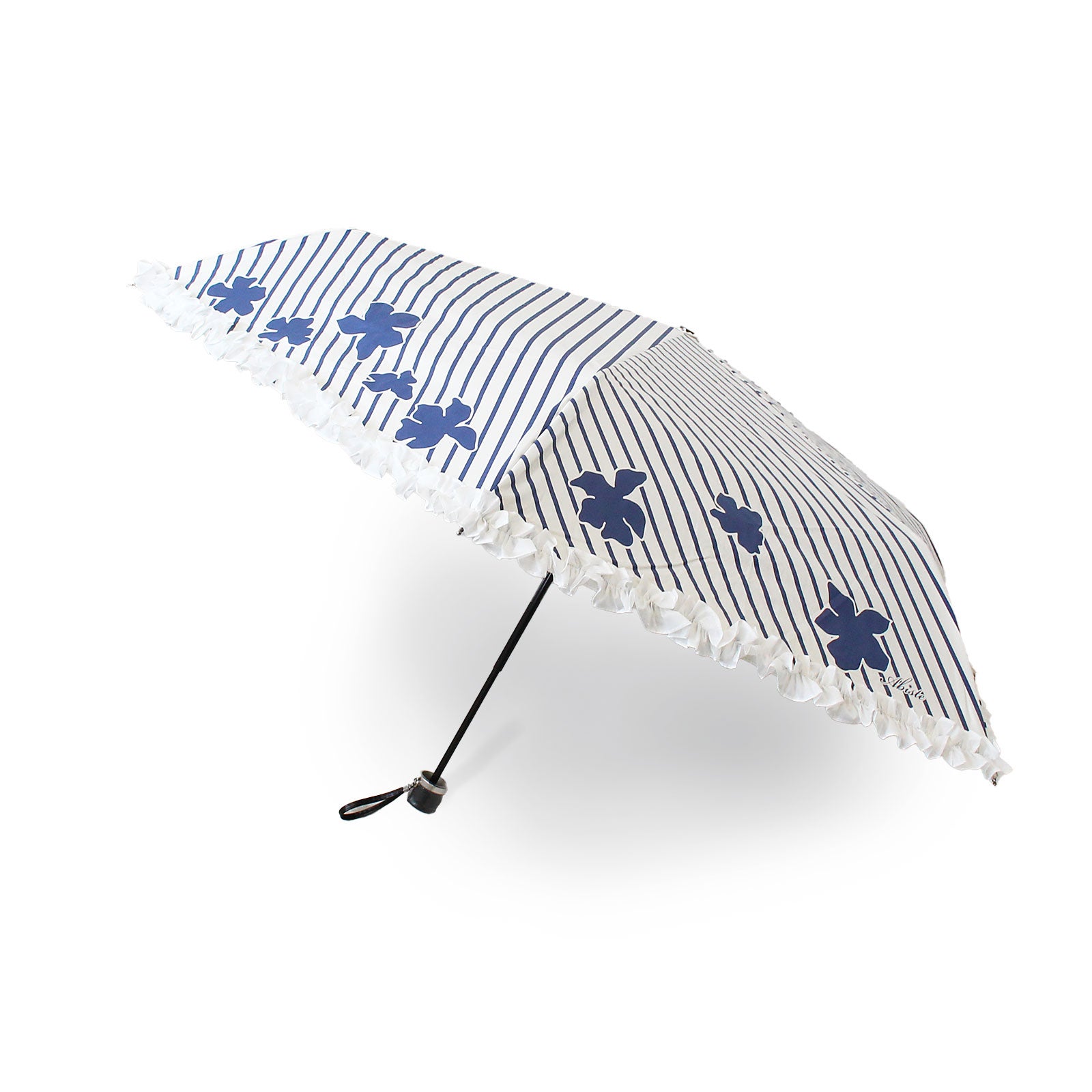 フリル×フラワーモチーフ晴雨兼用折り畳み傘詳細情報｜アクセサリー