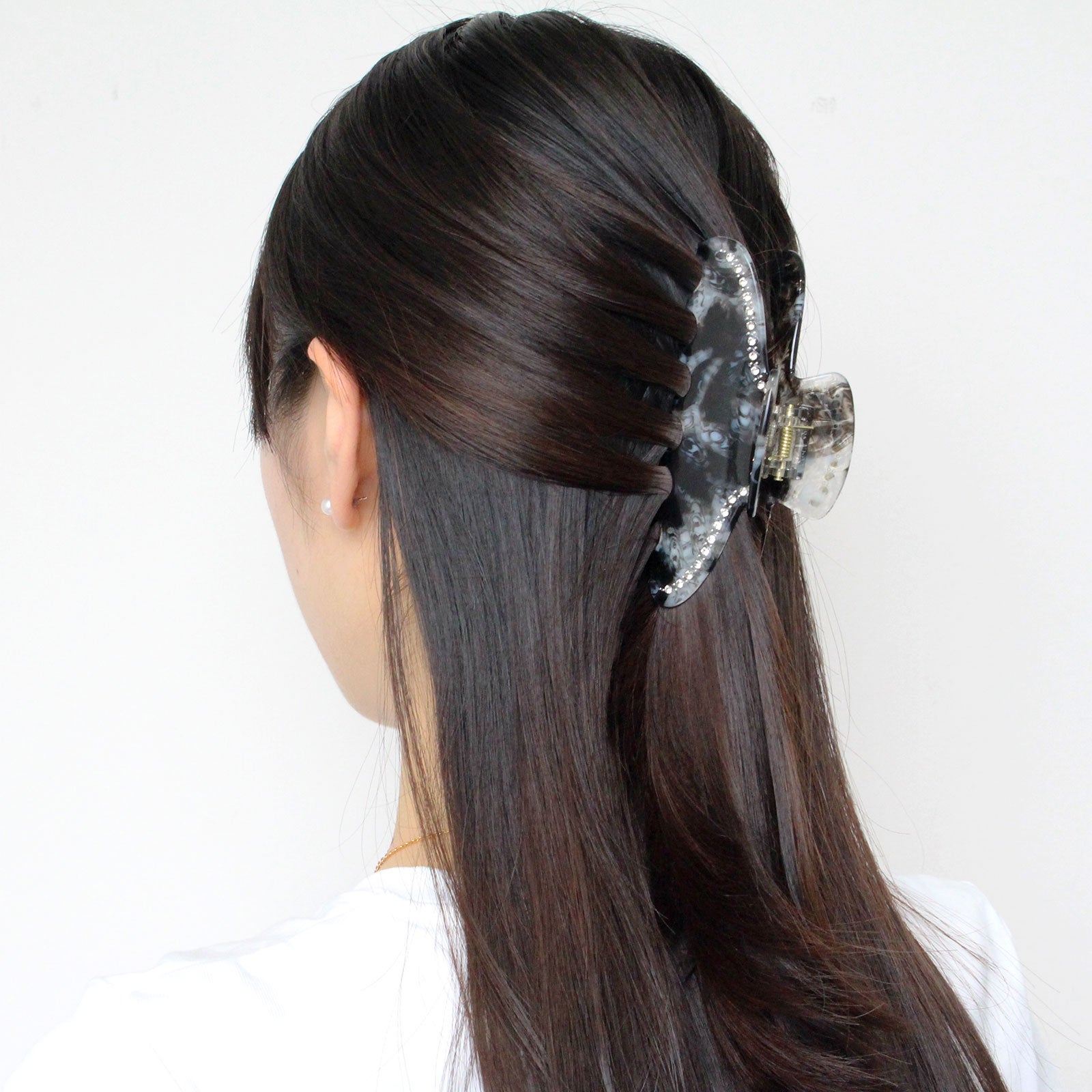ガラスストーンデザインヘアクリップ詳細情報｜アクセサリー・腕時計