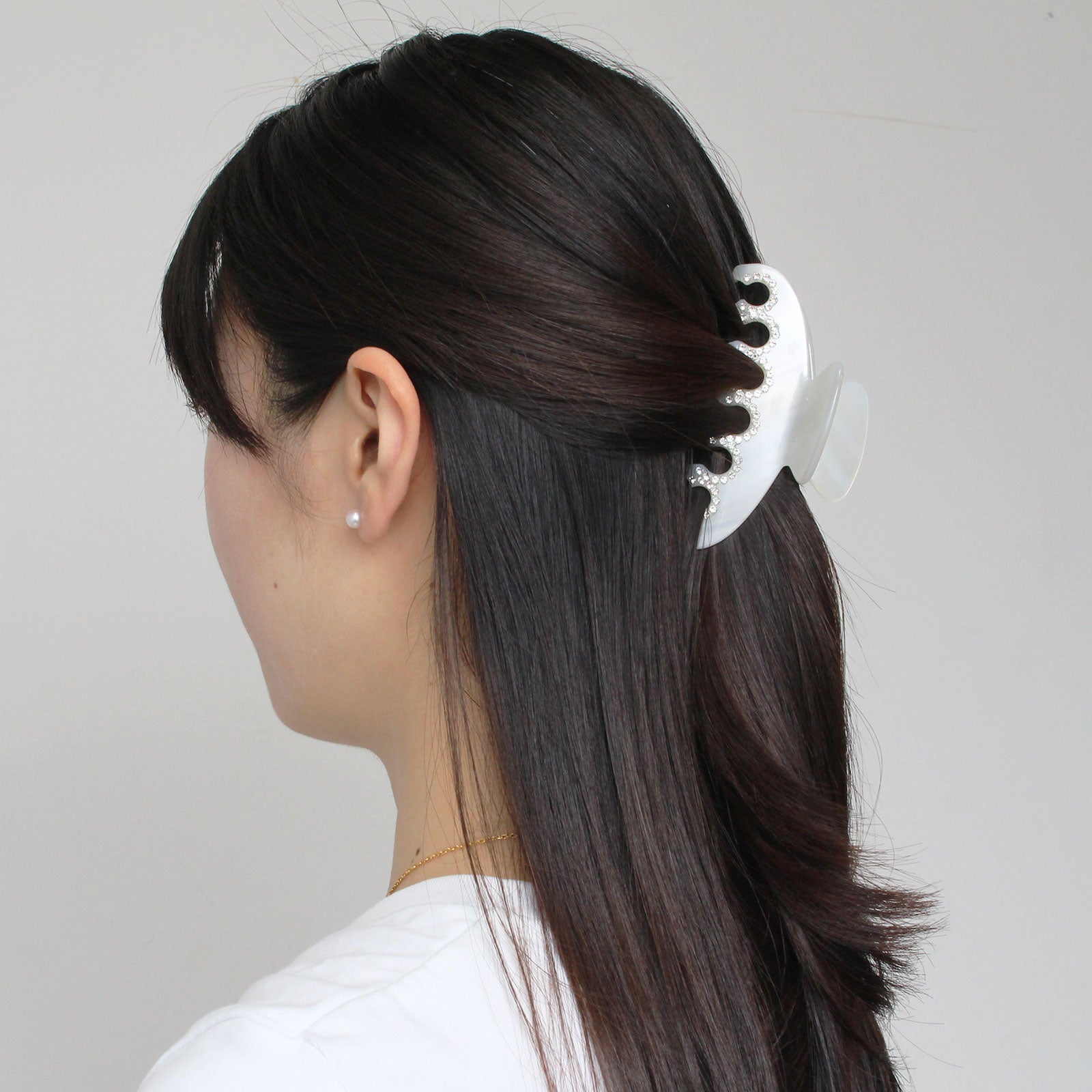 ガラスストーンデザインヘアクリップ詳細情報｜アクセサリー・腕時計