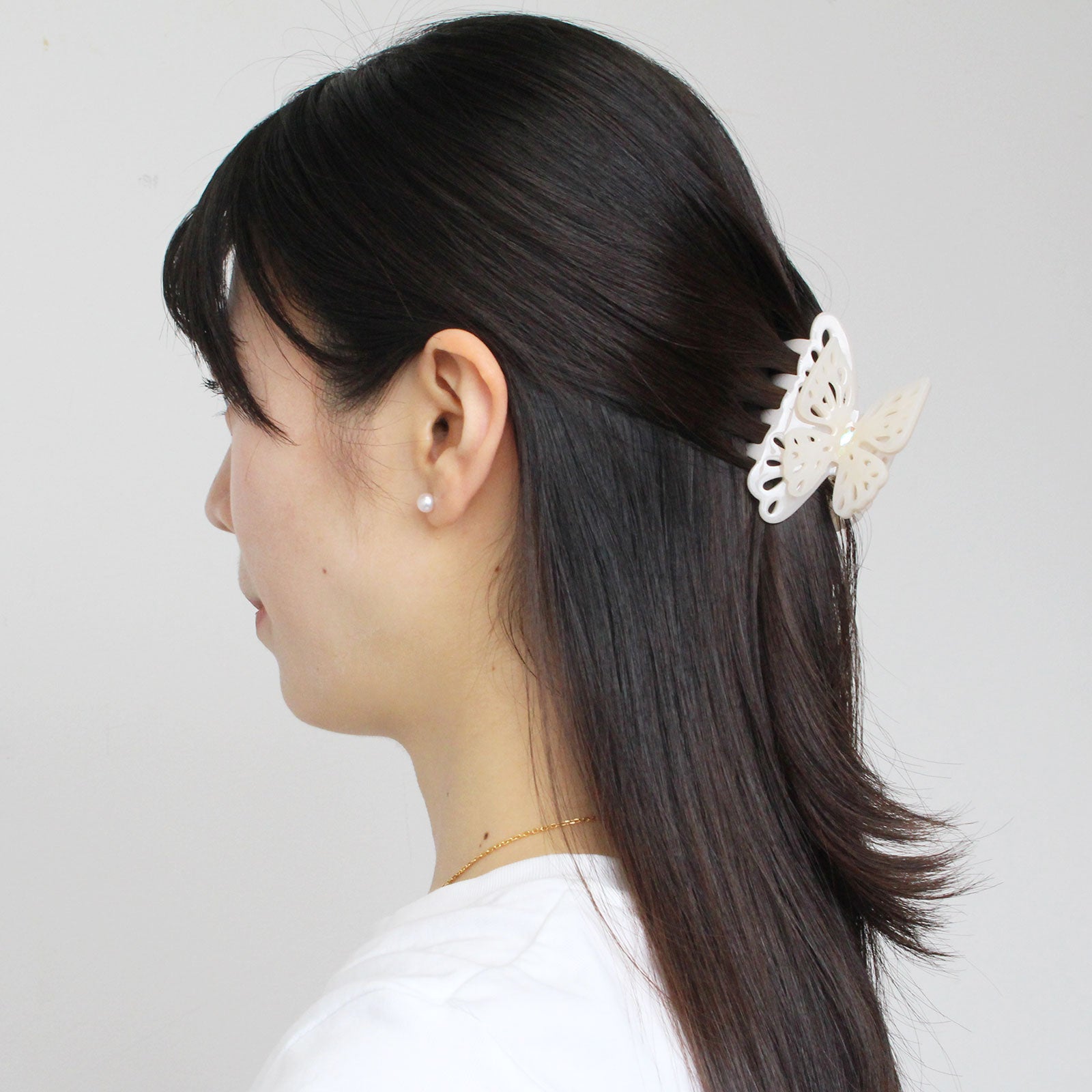 バタフライモチーフデザインヘアクリップ詳細情報｜アクセサリー