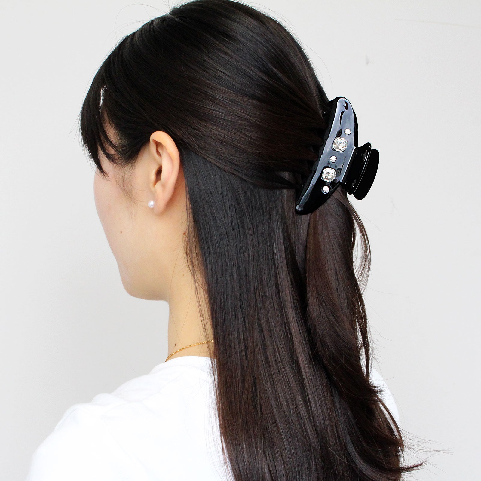 ガラスストーンデザインヘアクリップ詳細情報｜アクセサリー・腕時計