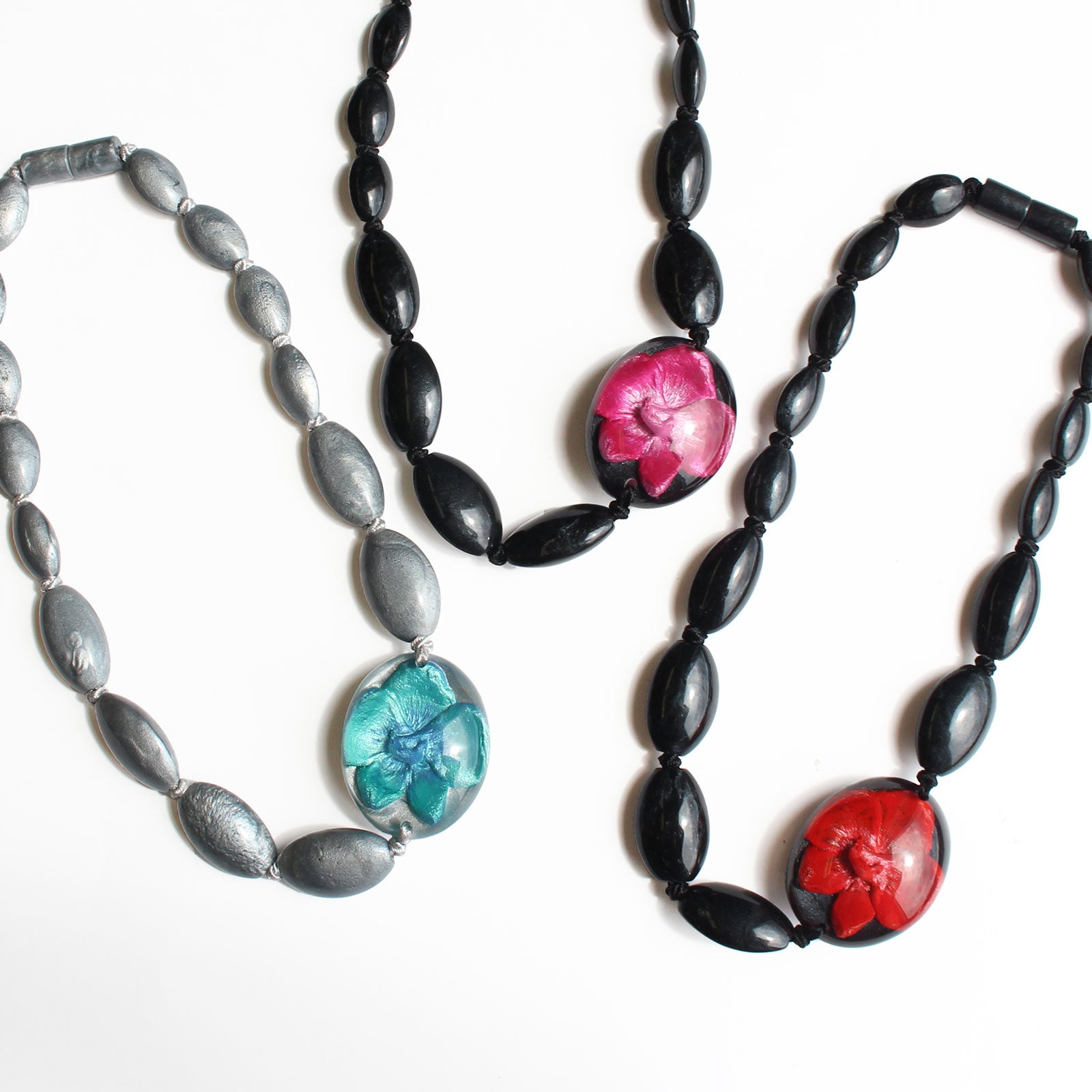 ZSiSKA】《ORCHID》マグネットクラスプネックレス【50th Anniversary