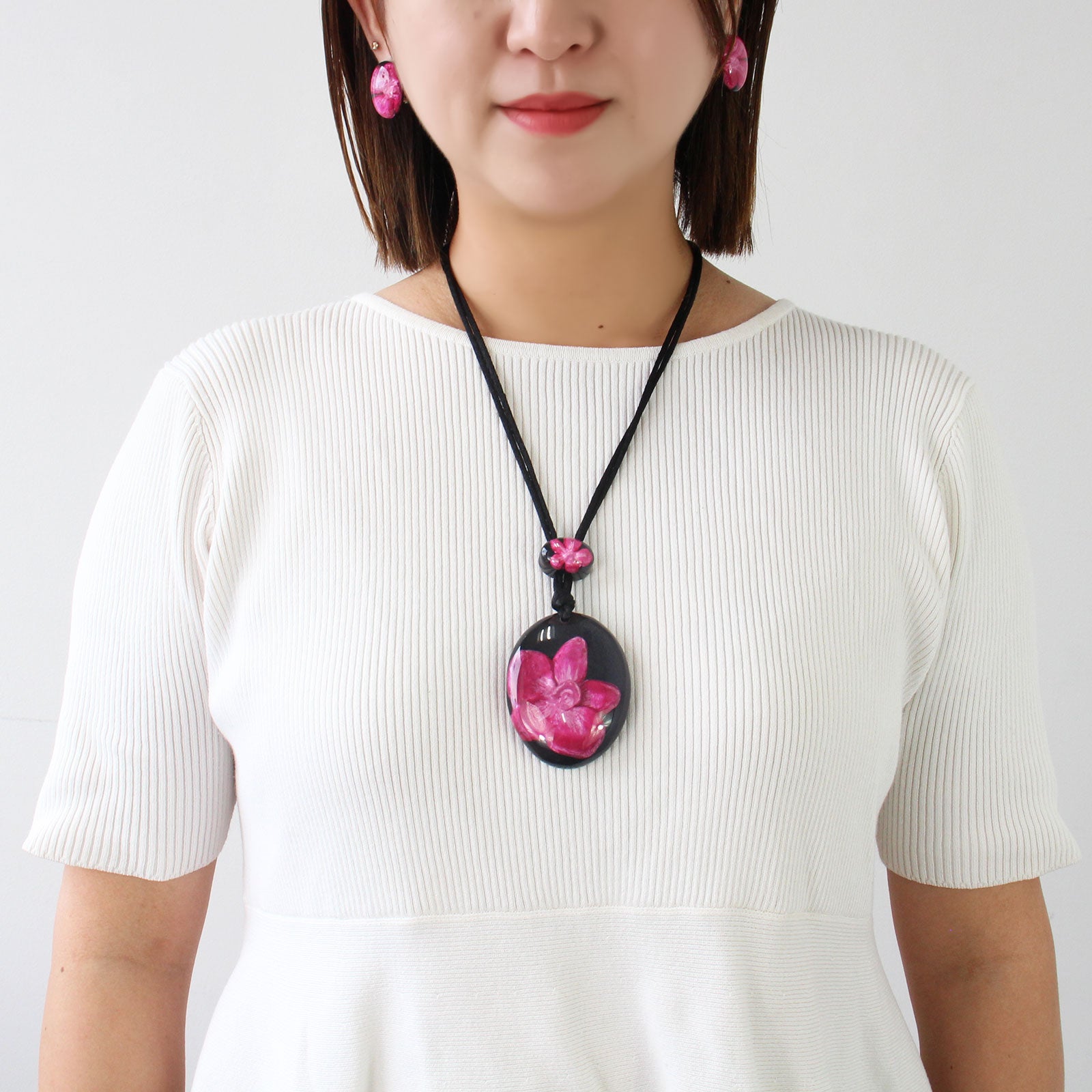 ZSiSKA】《ORCHID》フリーレングスネックレス【50th Anniversary